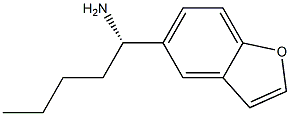 (1S)-1-BENZO[B]FURAN-5-YLPENTYLAMINE Struktur