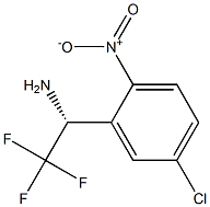 (1R)-1-(5-CHLORO-2-NITROPHENYL)-2,2,2-TRIFLUOROETHYLAMINE Struktur