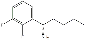 (1S)-1-(2,3-DIFLUOROPHENYL)PENTYLAMINE Struktur