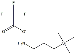 4,4-DIMETHYL-4-SILAPENTANE-1-AMMONIUM TRIFLUOROACETATE Struktur