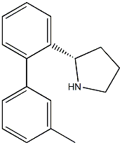 (2S)-2-[2-(3-METHYLPHENYL)PHENYL]PYRROLIDINE Struktur