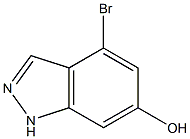 4-BROMO-6-HYDROXY (1H)INDAZOLE Struktur