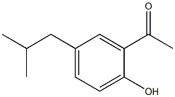 1-(2-HYDROXY-5-ISOBUTYLPHENYL)ETHANONE Struktur