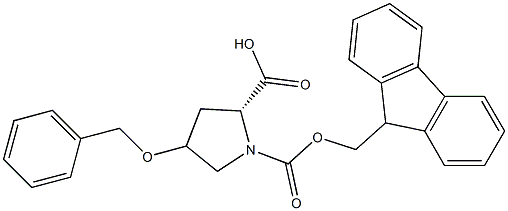 FMOC-D-HYP(BZL)-OH Struktur