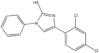 4-(2,4-DICHLORO-PHENYL)-1-PHENYL-1H-IMIDAZOLE-2-THIOL Struktur