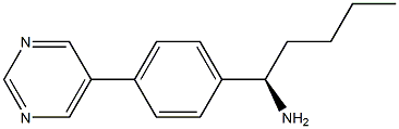 (1R)-1-(4-PYRIMIDIN-5-YLPHENYL)PENTYLAMINE Struktur