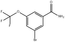 3-BROMO-5-(TRIFLUOROMETHOXY)BENZAMIDE Struktur