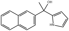 1-METHYL-2-PYRROLYL-(2-NAPHTHYL)METHANOL Struktur