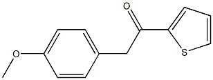 2-(4-METHOXYPHENYL)-1-(2-THIENYL)ETHAN-1-ONE Struktur