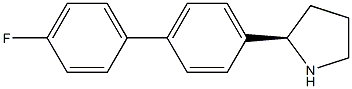 (2R)-2-[4-(4-FLUOROPHENYL)PHENYL]PYRROLIDINE Struktur