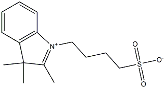 1-(4-SULFOBUTYL)-2,3,3-TRIMETHYLINDOLIUM, INNER SALT Struktur