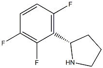 (2S)-2-(2,3,6-TRIFLUOROPHENYL)PYRROLIDINE Struktur