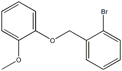 2-BROMOBENZYL-(2-METHOXYPHENYL)ETHER Struktur