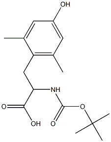 BOC-DL-TYR(2,5-ME2)-OH Struktur