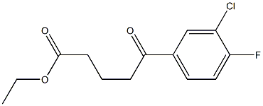 ETHYL 5-(3-CHLORO-4-FLUOROPHENYL)-5-OXOVALERATE price.