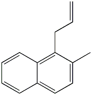 3-(2-METHYL-1-NAPHTHYL)-1-PROPENE Struktur