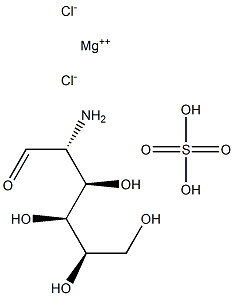 GLUCOSAMINE SULFATE MAGNESIUM CHLORIDE Struktur