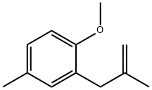 3-(2-METHOXY-5-METHYLPHENYL)-2-METHYL-1-PROPENE Struktur