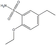 2-ETHOXY-5-ETHYL-BENZENESULFONAMIDE Struktur