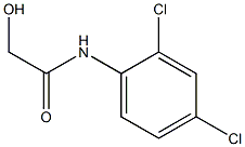 N-(2,4-DICHLOROPHENYL)-2-HYDROXYACETAMIDE Struktur