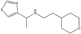 [2-(TETRAHYDRO-PYRAN-4-YL)-ETHYL]-(1-THIAZOL-4-YL-ETHYL)-AMINE Struktur