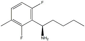 (1R)-1-(2,6-DIFLUORO-3-METHYLPHENYL)PENTYLAMINE Struktur