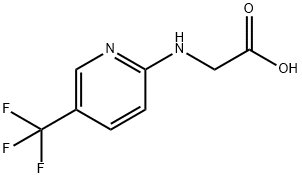 [[5-(TRIFLUOROMETHYL)PYRIDIN-2-YL]AMINO]ACETIC ACID Struktur