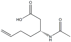 R-2-ACETYLAMINO-HEX-5-ENE-CARBOXYLIC ACID Struktur