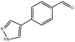 4-(1H-PYRAZOL-4-YL)BENZALDEHYDE Struktur