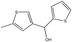 5-METHYL-2-THIENYL-(3-THIENYL)METHANOL Struktur