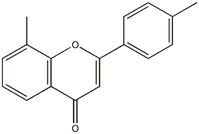 8-METHYL-4'-METHYLFLAVONE Struktur