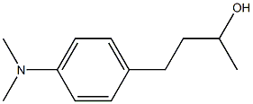 4-[4-(DIMETHYLAMINO)PHENYL]BUTAN-2-OL Struktur