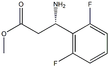 METHYL (3S)-3-AMINO-3-(2,6-DIFLUOROPHENYL)PROPANOATE Struktur