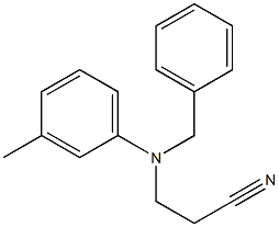 N-BENZYL-N-CYANOETHYL-M-TOLUIDINE Struktur