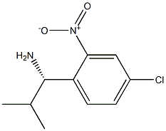 (1S)-1-(4-CHLORO-2-NITROPHENYL)-2-METHYLPROPYLAMINE Struktur