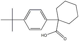 1-(4-TERT-BUTYLPHENYL)CYCLOHEXANECARBOXYLIC ACID Struktur