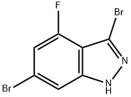 3,6-DIBROMO-4-FLUOROINDAZOLE Struktur