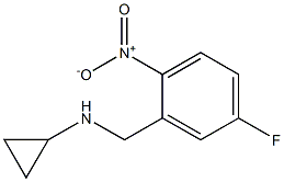 (1S)CYCLOPROPYL(5-FLUORO-2-NITROPHENYL)METHYLAMINE Struktur