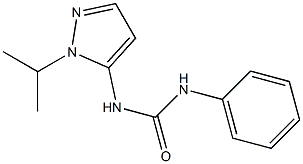 N-(1-ISOPROPYL-1H-PYRAZOL-5-YL)-N'-PHENYLUREA Struktur