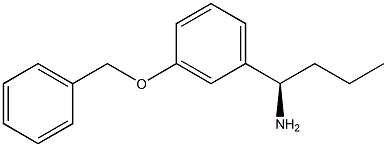 (1R)-1-[3-(PHENYLMETHOXY)PHENYL]BUTYLAMINE Struktur