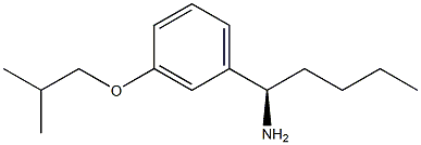 (1R)-1-[3-(2-METHYLPROPOXY)PHENYL]PENTYLAMINE Struktur