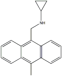 (1S)CYCLOPROPYL(10-METHYL(9-ANTHRYL))METHYLAMINE Struktur