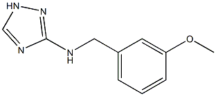 N-(3-METHOXYBENZYL)-1H-1,2,4-TRIAZOL-3-AMINE Struktur