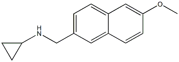 (1S)CYCLOPROPYL(6-METHOXY(2-NAPHTHYL))METHYLAMINE Struktur