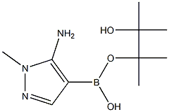 3-AMINO-2-METHYL-2H-PYRAZOLE-4-BORONIC ACID PINACOL ESTER Struktur