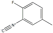 2-FLUORO-5-METHYL-PHENYLISOCYANIDE Struktur