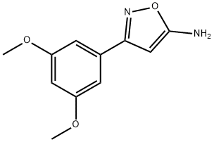 3-(3,5-DIMETHOXYPHENYL)-5-ISOXAZOLAMINE Struktur