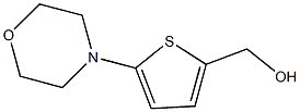 (5-MORPHOLINOTHIEN-2-YL)METHANOL Struktur