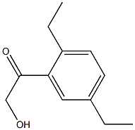 1-(2,5-DIETHYLPHENYL)-2-HYDROXYETHANONE Struktur