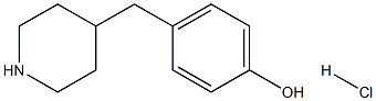 4-PIPERIDIN-4-YLMETHYL-PHENOL HYDROCHLORIDE Struktur